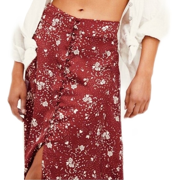 NWT Free People Button Down Sammy Skirt - Picture 4 of 7